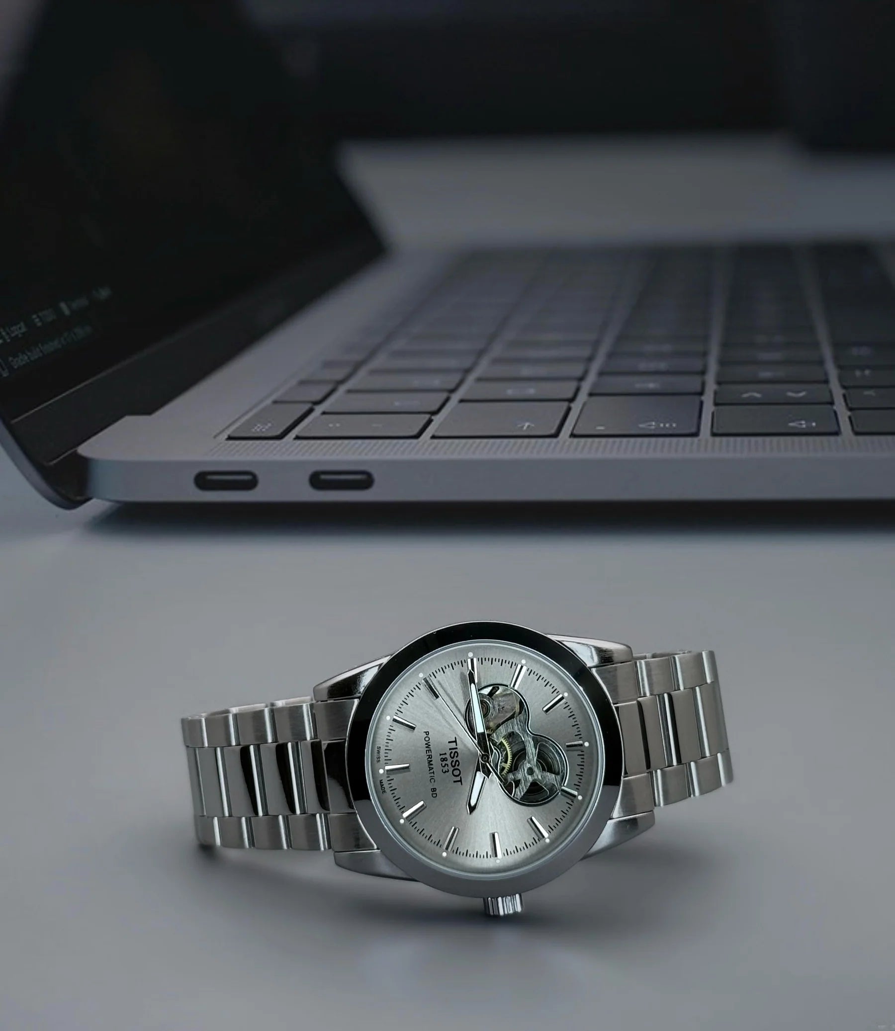 Tissot T-Classic T-complication Mechanical Manual-winding Open Dial Men's Watch