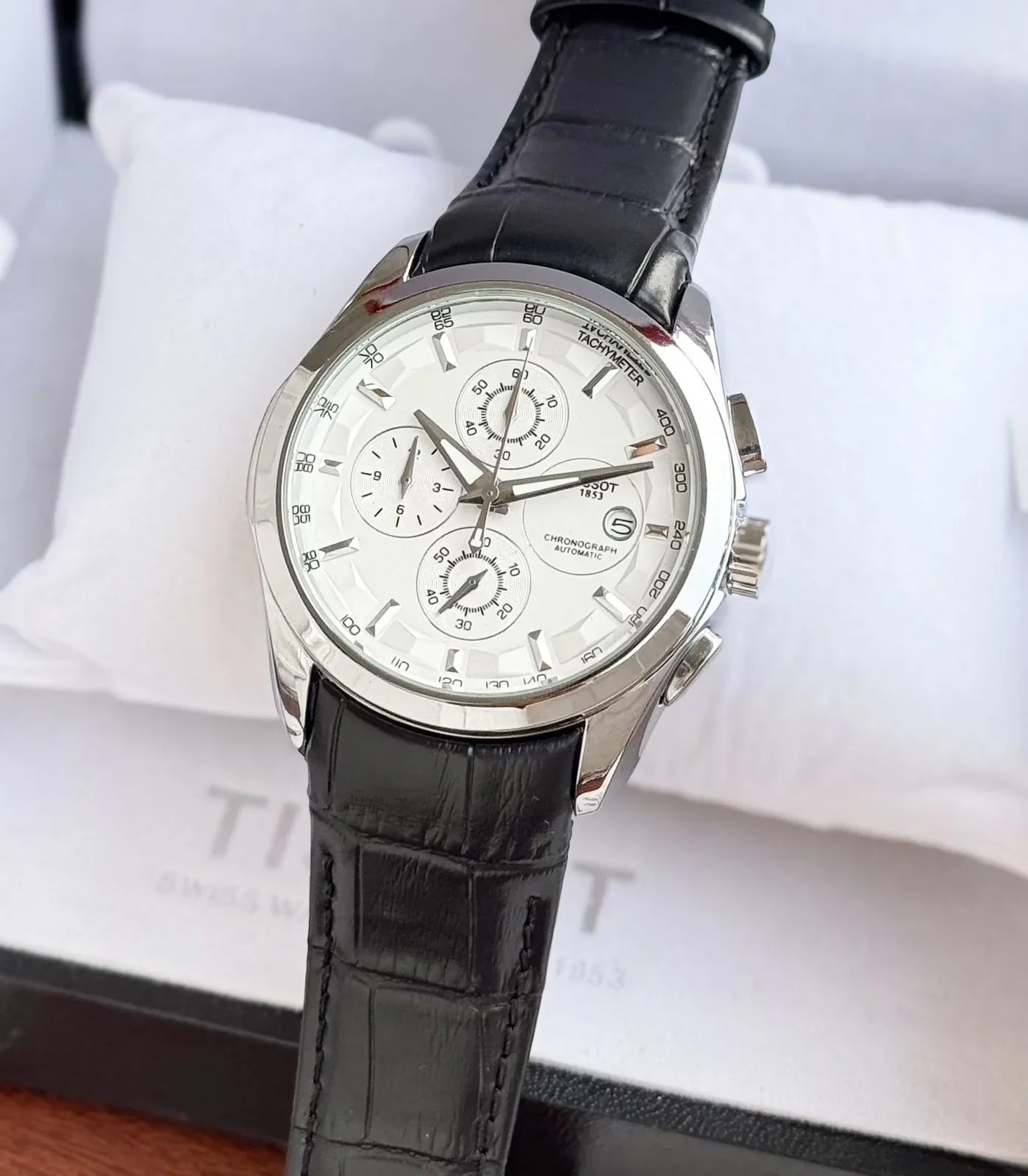 Tissot-Couturier Leather 1853 - Chronograph Watch | 1:1 Quality