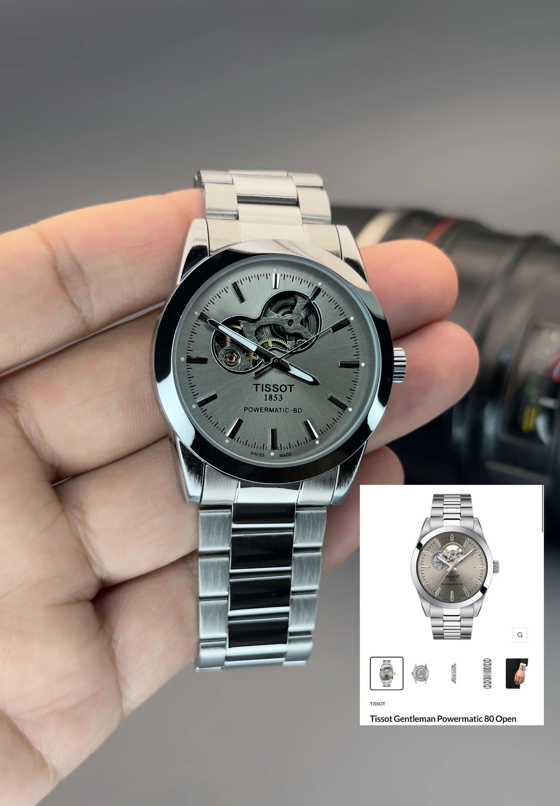 Tissot T-Classic T-complication Mechanical Manual-winding Open Dial Men's Watch