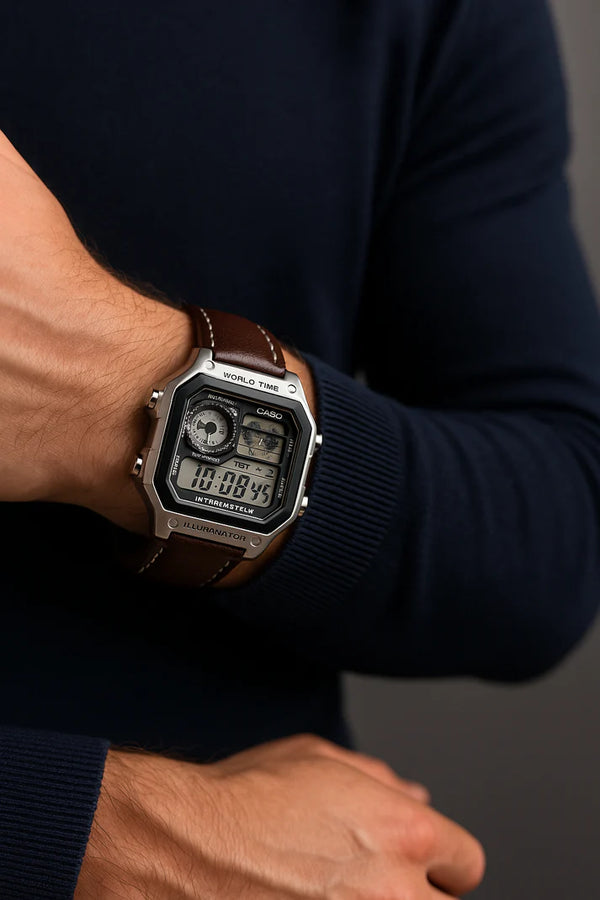 CASIO AE 1200 LEATHER (Refurbished)