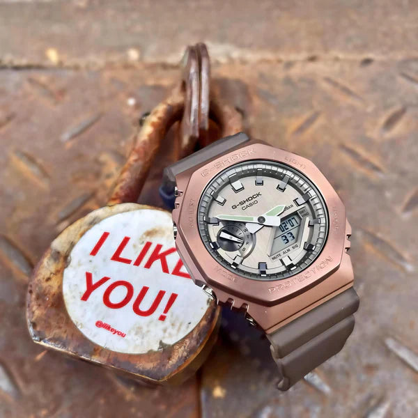 G-SHOCK GM-2100 Brown Metal Body