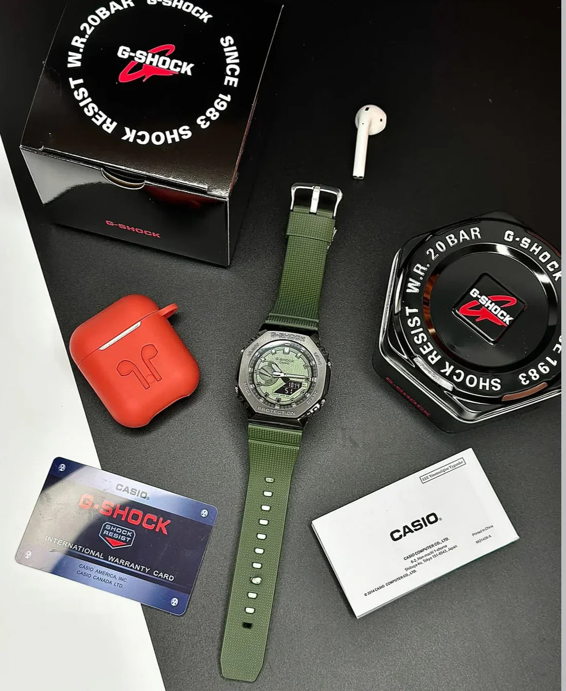 G-SHOCK GM 2100 GREEN METAL BODY