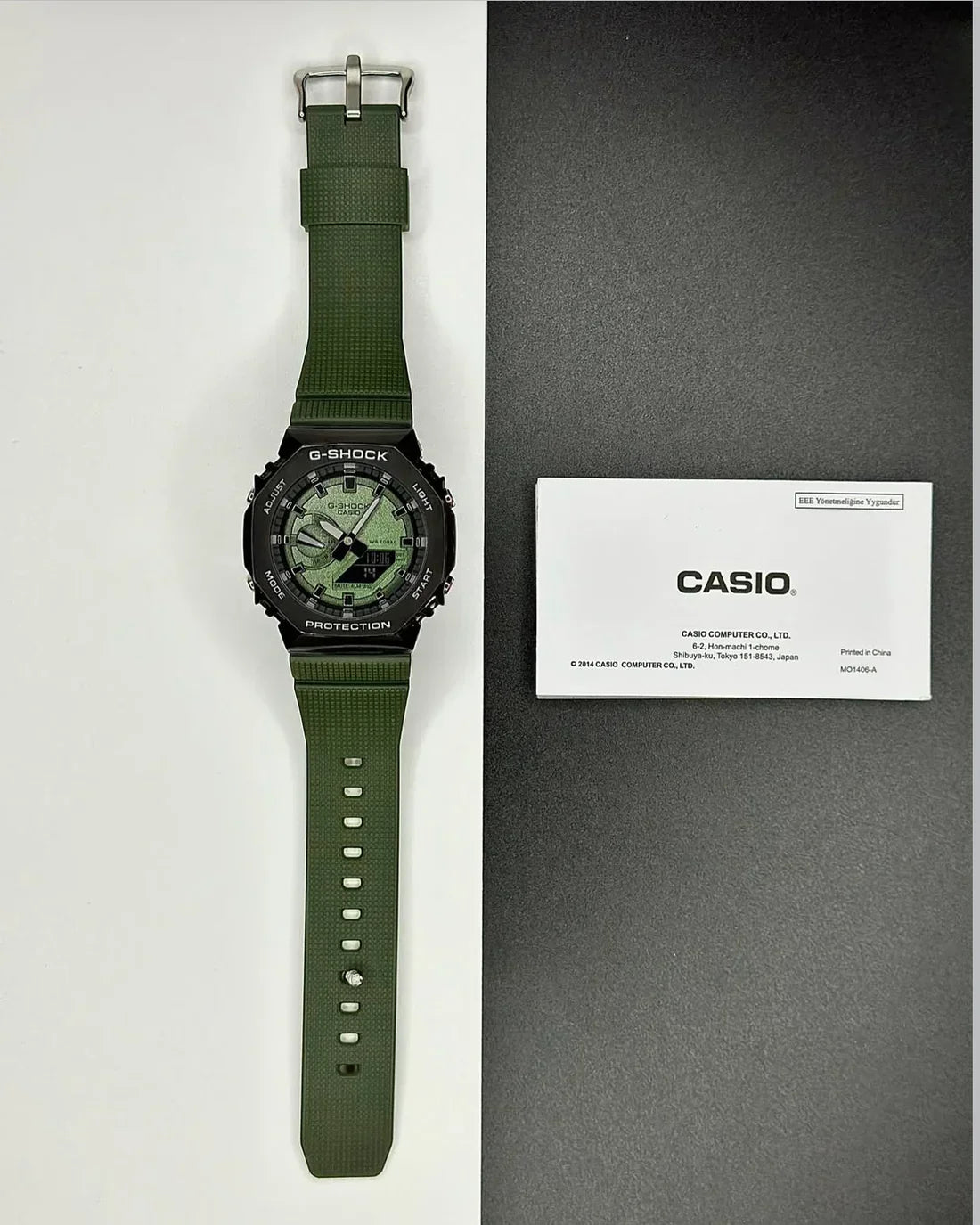 G-SHOCK GM 2100 GREEN METAL BODY