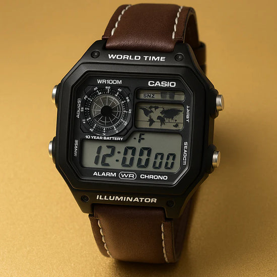 CASIO AE 1200 LEATHER (Refurbished)